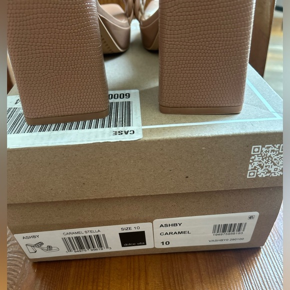 Never worn! DOLCE VITA ASHBY SANDAL in CARAMEL STELLA size 10 - Picture 2 of 6